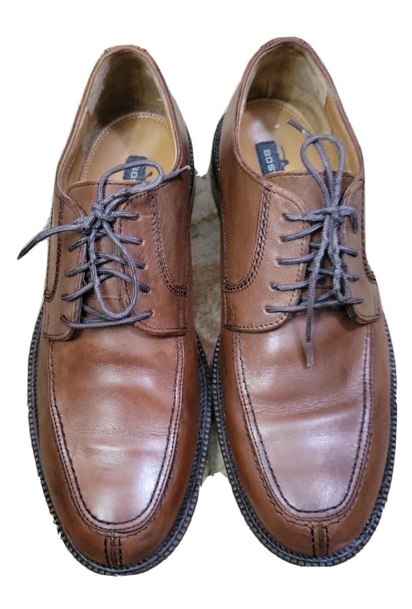 Bostonian Split Toe Apron Oxfords Mens Brown Leather Dress 