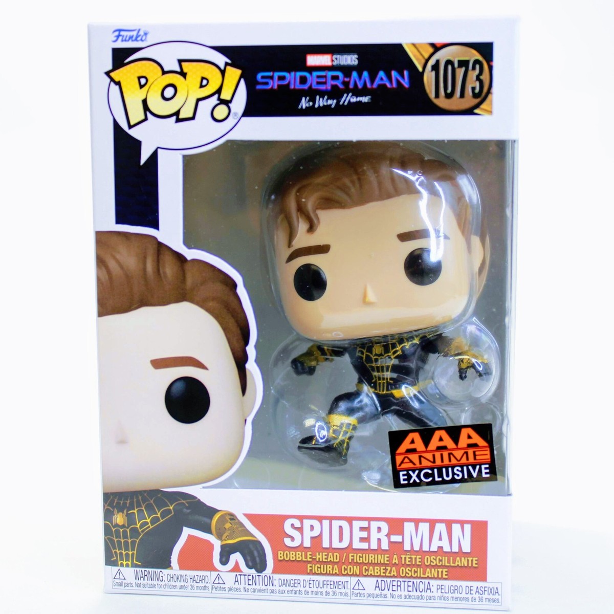Funko Pop Marvel Spider-Man No Way Home Black & Gold Suit