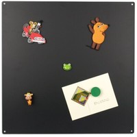 Magnettafel / Magnetbrett, Quadratisch, Schwarz, 40 X 40 Cm, Pinnwand