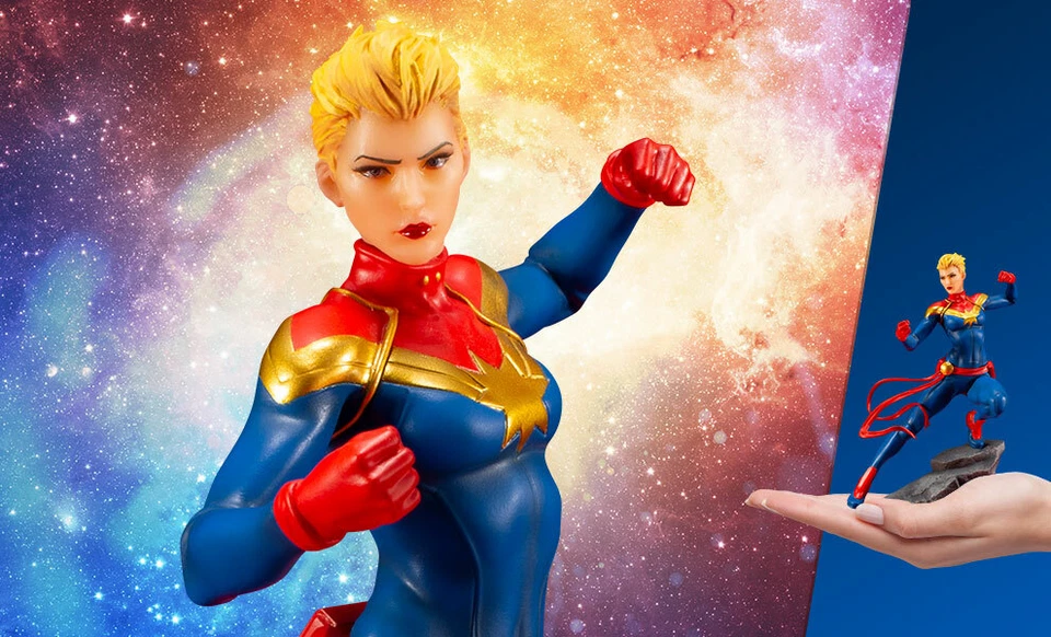 Статуэтка Marvel Comics Avengers Captain Marvel серия ARTFX Kotobukiya Sideshow - Изображение 3 из 4