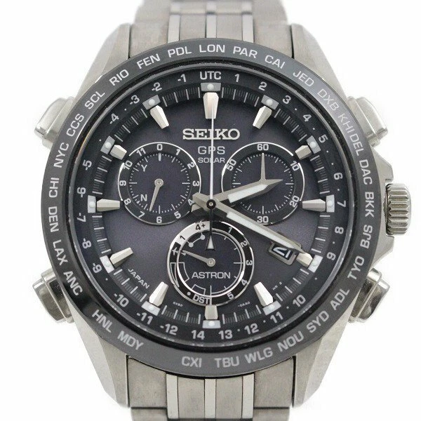 Seiko Astron SBXB003 Men s Watch 8X series Solar Chronograph Date