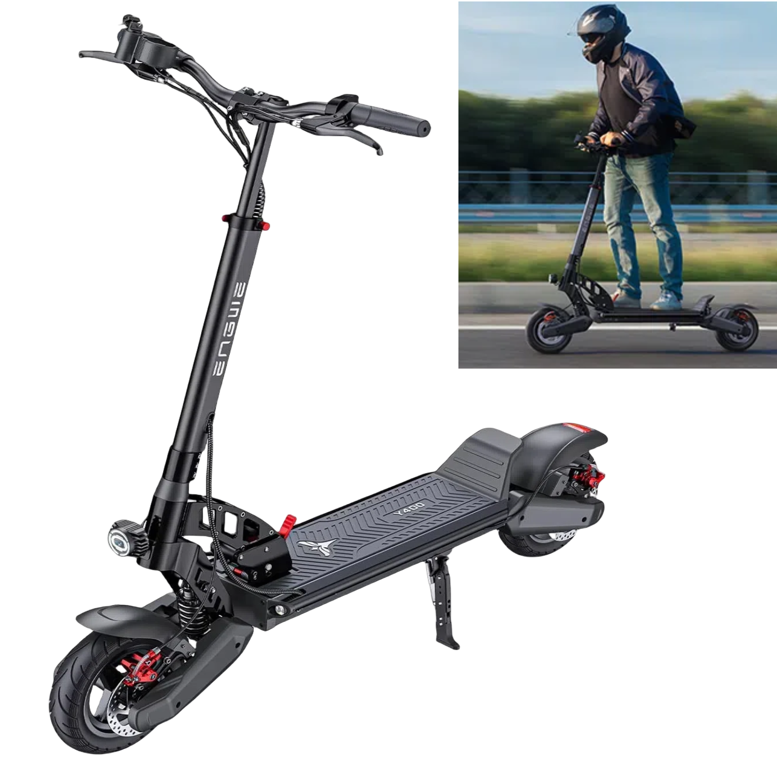 ENGWE Y400 750W Electric Scooter Up to 25Mph 499WH Folding Commuter E-Scooter US