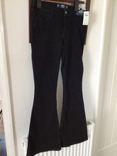 ladies / girls bnwt black flared jeans. by holister size 9R / 29 / 31