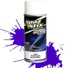 Spaz Stix Solid Purple Aerosol Spray Paint 3.5oz Can