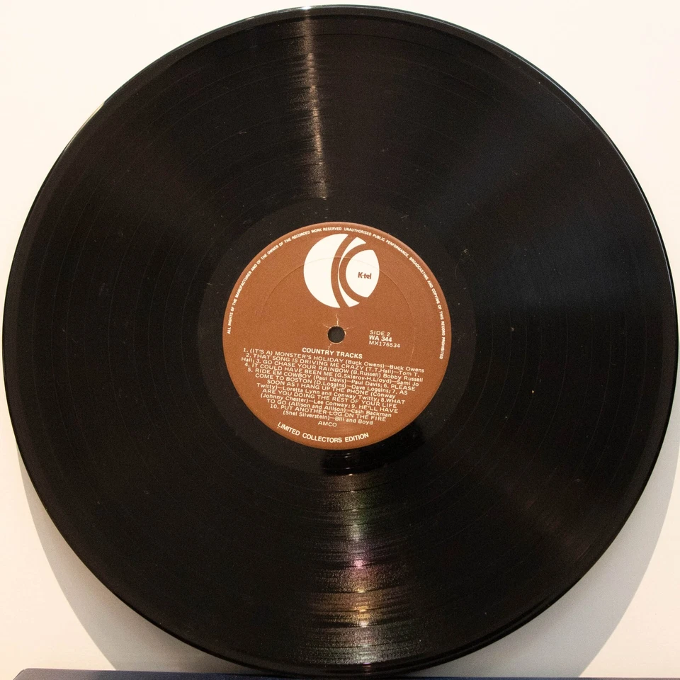 20 COUNTRY TRACKS - VARIOUS - Vinyl LP - K-tel - 1976 - VG FREE POSTAGE (1583) - Image 3 of 4