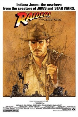 INDIANA JONES POSTER Raiders of the Lost Ark RARE NEW UK