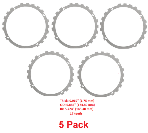 Low Reverse Clutch Piston Seals For 4L60E Transmission - Set Of 3 Lip Seals