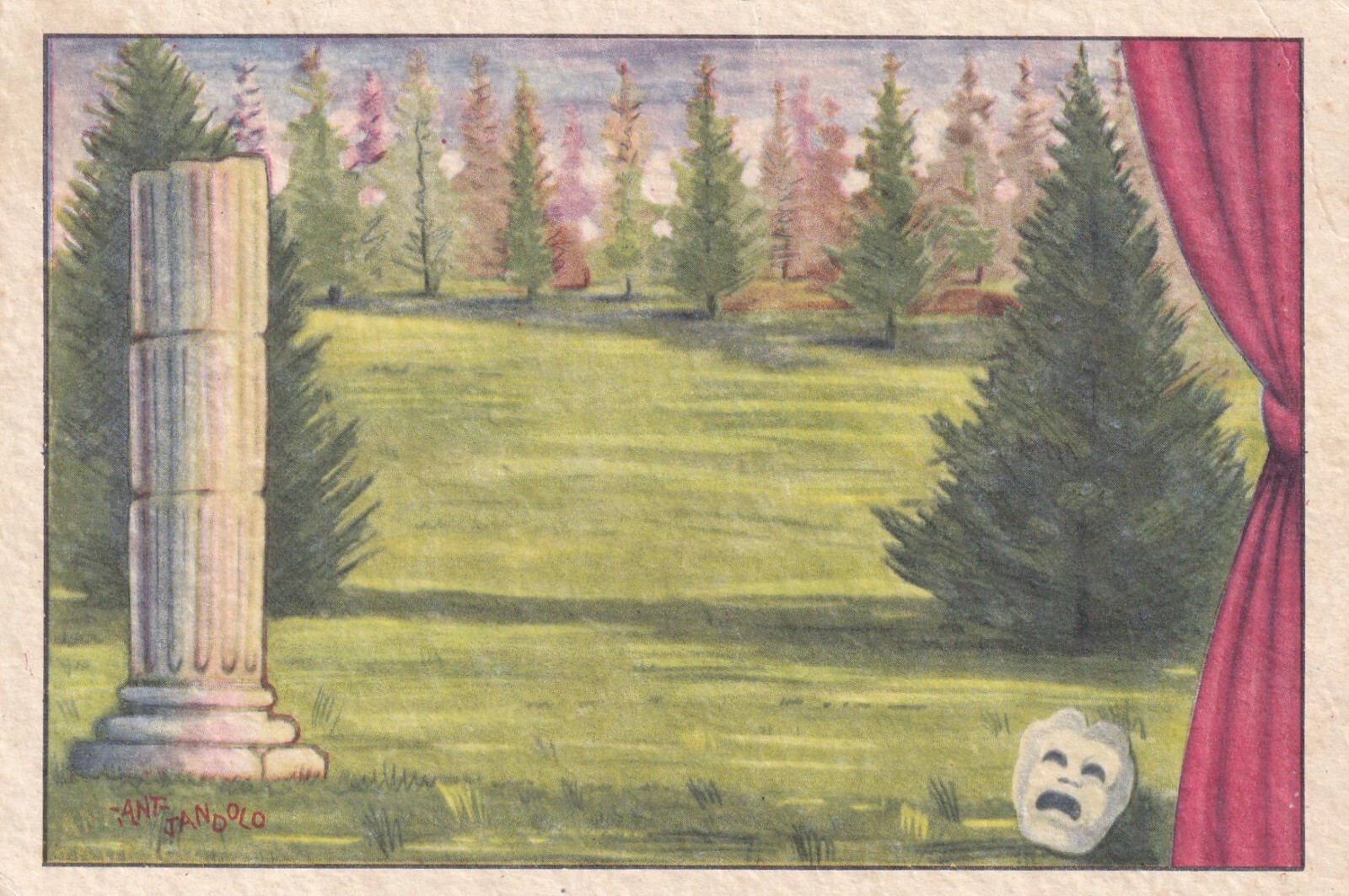 CARTOLINA DI BOLOGNA ,CASA DI RIPOSO ARTISTI DRAMMATICI ITALIANI viaggiata 1940