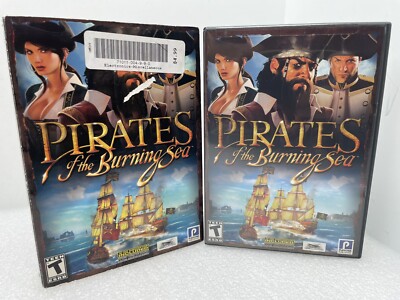 PC DVD GAME PIRATES OF THE BURNING SEA - PLATFORM PUBLISHING 2007