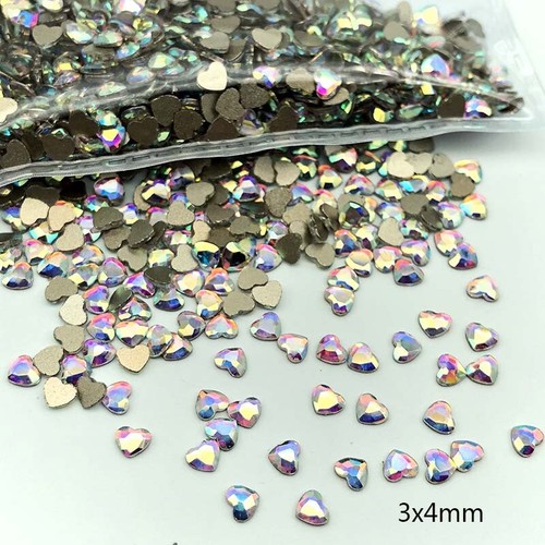 20 50pcs Nail Art Rhinestones Glitter Diamond Crystal Gem 3D Tips DIY Decoration - Picture 31 of 38