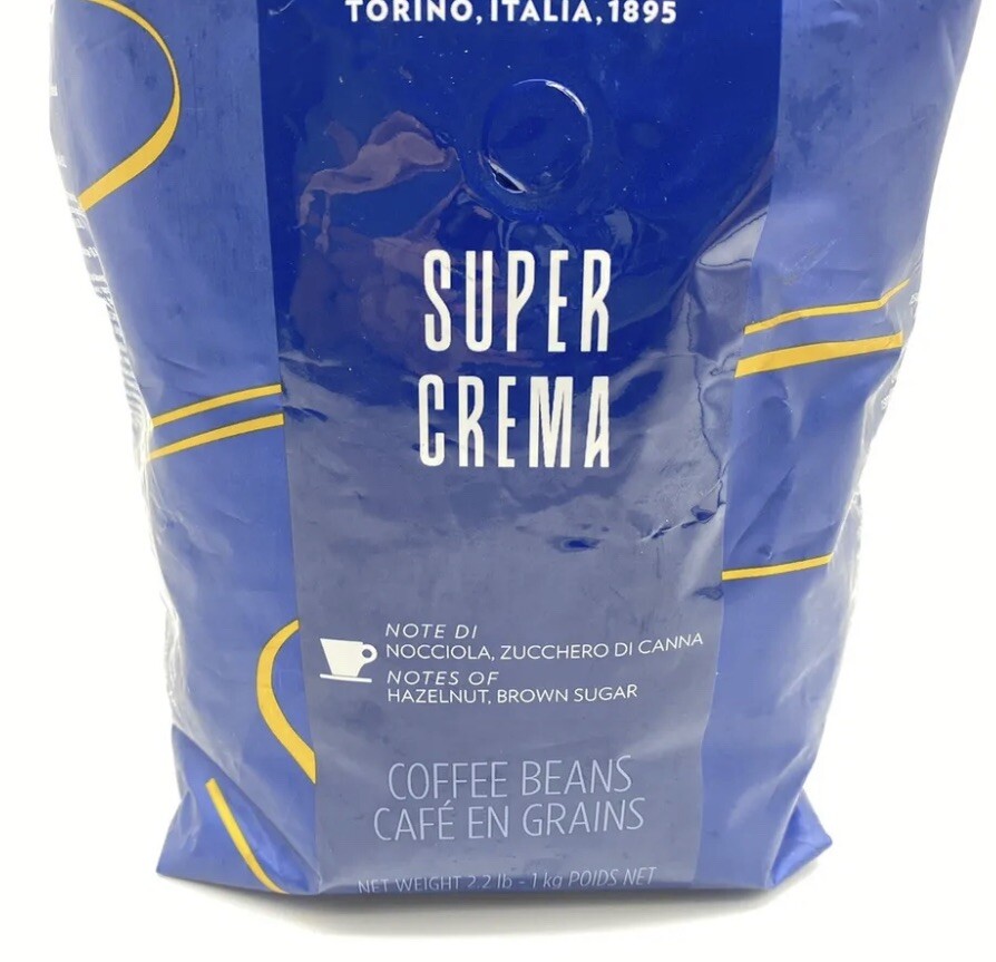 Lavazza Super Crema Espresso Whole Bean Coffee 2.2lb Bag for sale