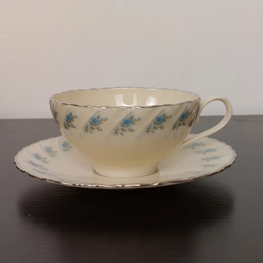Ajuste de lugar vintage Lenox Bone China Rosedale 7 piezas Foto 4 de 4