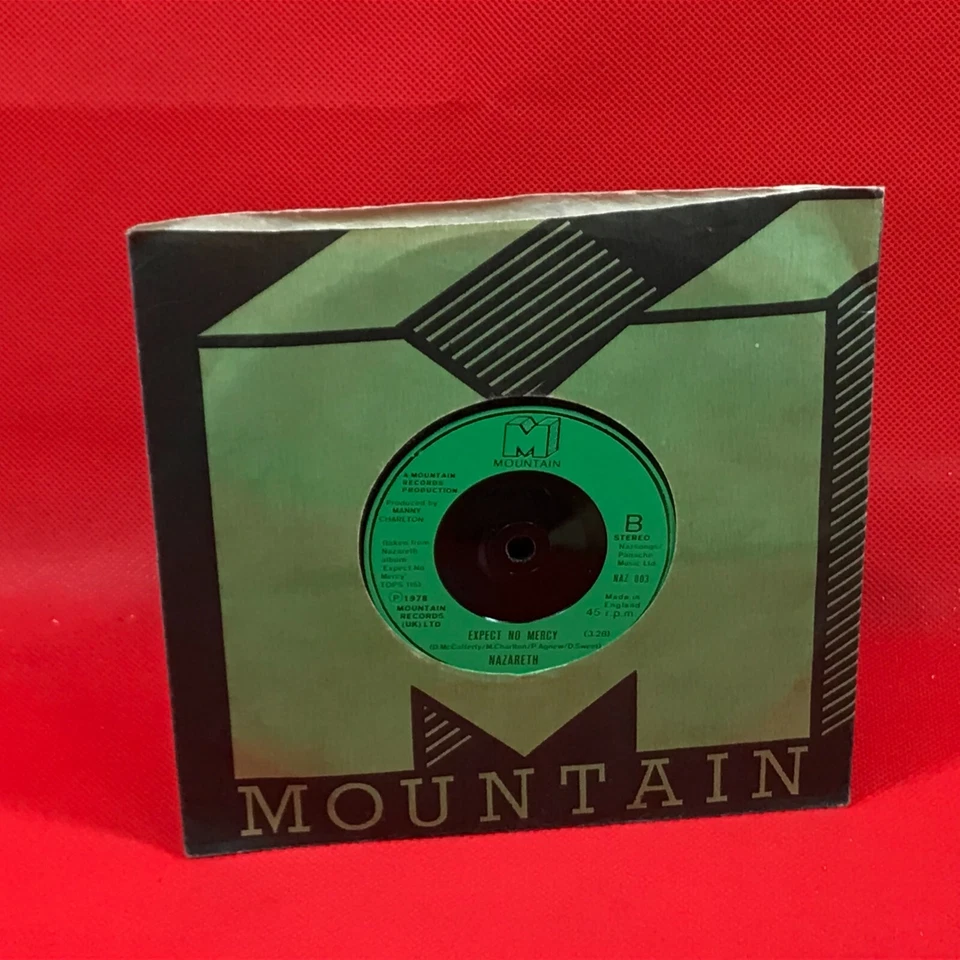 NAZARETH May The Sunshine 1979  UK 7" Vinyl Single original 45 Expect No Mercy * - Image 2 of 2