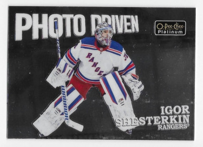 22/23 O-PEE-CHEE PLATINUM PHOTO DRIVEN Igor Shesterkin #PD4