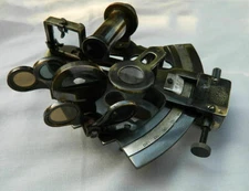 vintage Brass Antique Sextant Brass Survey Astrolabe Sextant Office Decorative