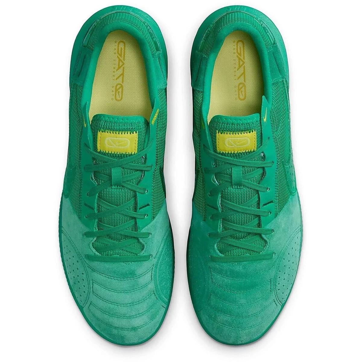 Nike Street Gato Mens 7 Green DC8466-301 Suede Indoor Soccer Shoes Sneakers Nike Street Gato - PassaSports.com main image 4