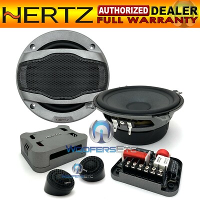 HERTZ CK130 CENTO 5 1/4'' CAR COMPONENT SPEAKERS TETOLON TWEETERS CROSSOVERS NEW