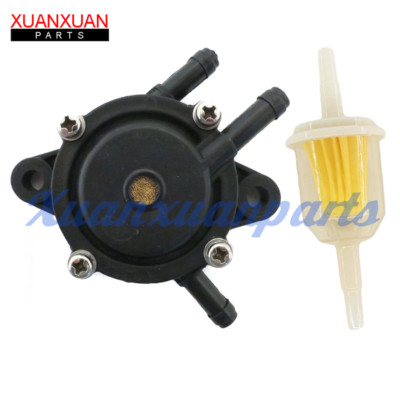 Golf Cart Fuel Pump & Filter For EZGO TXT/RXV/ST Medalist Kawasaki Fuji Robin