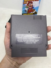 SUPER MARIO BROS. 2 MARIO MADNESS NINTENDO NES BOX AND GAME 