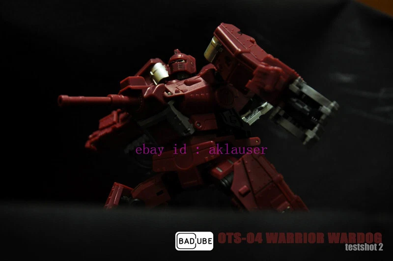 Perfect New Badcube Warpath Ots-04 Warrior Wardog Action Figure Model Stock - Image 3 of 4