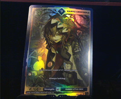 VCard Divine Chaos First Edition - Holo 9 - Kairyu Crocodile