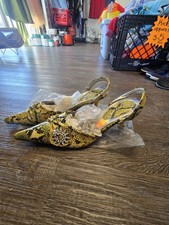 Vintage Snakeskin Looking Heels Size 38
