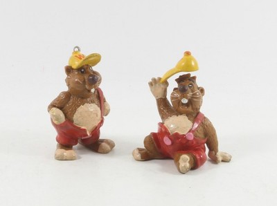 2 Hamster Figuren aus 4 gegen Willi Schleich 1986
