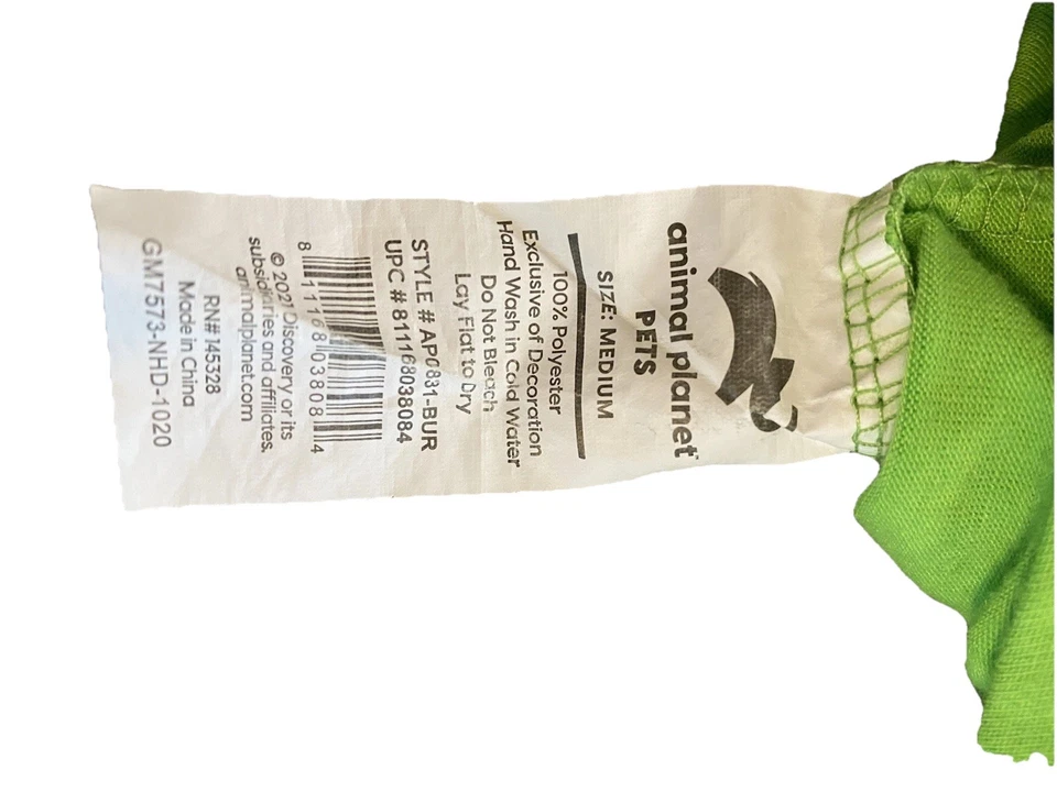 Camiseta Irish St. Patrick’s Day Green Shamrock Dog Planeta Animal Média Excelente Estado Usado - Imagem 4 de 4