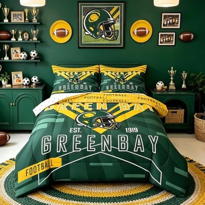 Feelyou Football Bedding Set Boys Girls Twin Size Women Men Football City Com...