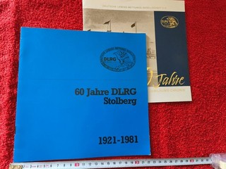 DLRG Festzeitschrift Stolberg Abzeichen Patch Rettungsschwimmen Spange Brosche