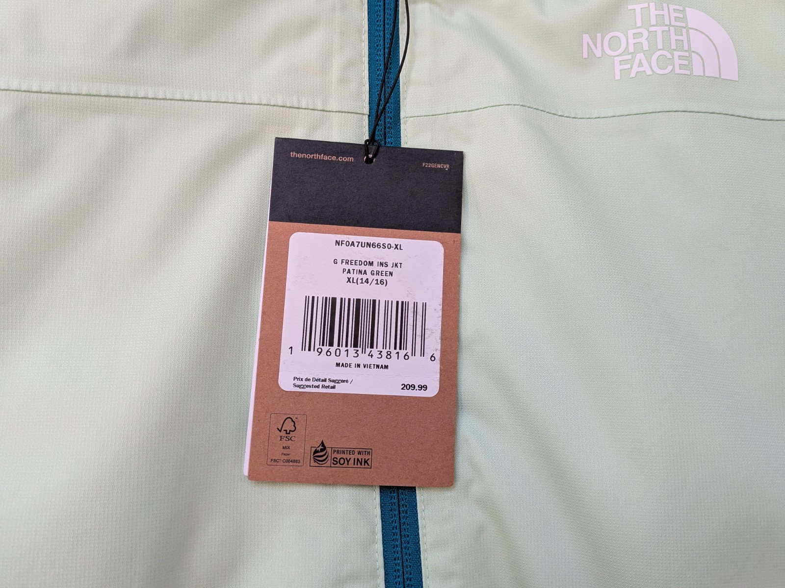 The North Face Freedom Insulated Jacket - Girls size XL 14-16 New with tags image 4