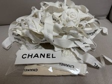 Chanel Authentic Gift Ribbon Bulk Set Various Size with Some Camelia
