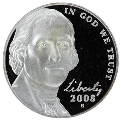 2008-S Proof Jefferson Nickel