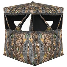 Patiojoy Portable Hunting Ground Blind 3 People Tent for Hunting True Timber