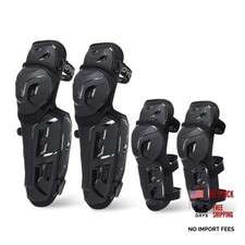 Motorcycle Knee Pads for Men - CE Level 1 Motocross Knee and Elbow One Size 4
