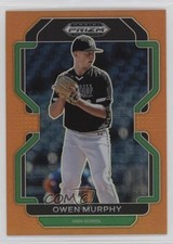 2022 Panini Prizm Draft Picks Neon Orange Prizm 46/50 Owen Murphy #PDP20 h6c