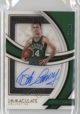 2021-22 Panini Immaculate Shadowbox Signatures 40/49 Bob Cousy Auto HOF 0gp4