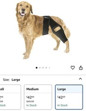 Dog Knee Brace for Torn Acl Hind Leg Dog Leg Braces for Back Leg Size Large Dog