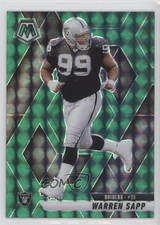 2025 Panini Mosaic Green Mosaic Prizm Warren Sapp #68 HOF 1q3