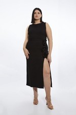 Karen Millen Bodycon Maxi Dress XXXL in Black RRP £119
