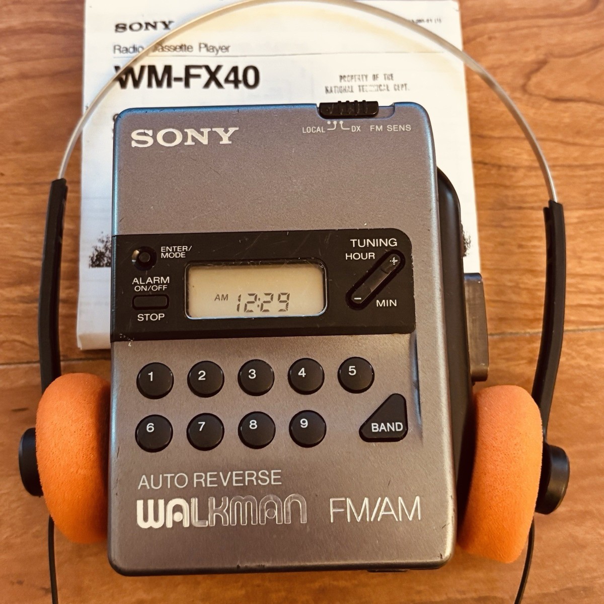 Sony WM-FX40 Walkman Digital AM/FM Cassette - New Belt