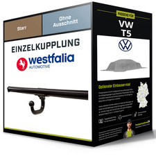 Starre Anhängerkupplung für VW T5 04.2003-09.2009 Kasten/Bus Westfalia NEU