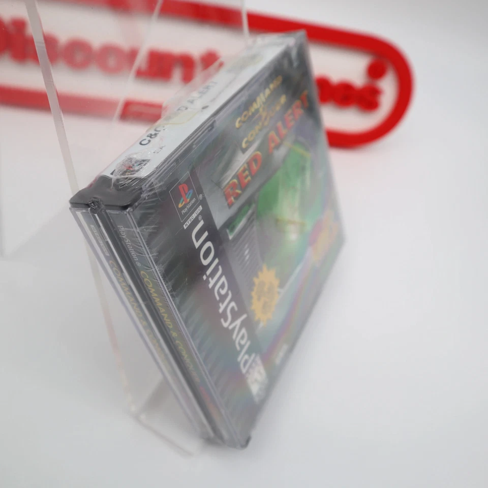 PS1 PlayStation 1 COMMAND & CONQUER: RED ALERT - NEW & Sealed w/ V-Overlap Seal! - Image 2 of 4