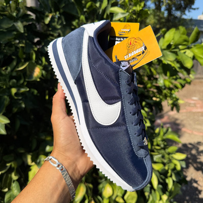 Nike Cortez TXT Midnight Navy White Sneakers HF0263-400 Mens Size New!