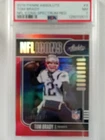2019 Panini Absolute Tom Brady Nfl Icons Spectrum Red Psa 7 Sn009/100 Pop2