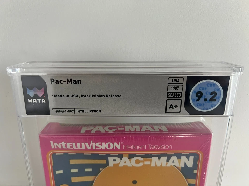 Pac-Man (Intellivision) WATA 9.2 A+ New Sealed Graded VGA CGC PSA Pink Box 1st! - Image 4 of 4