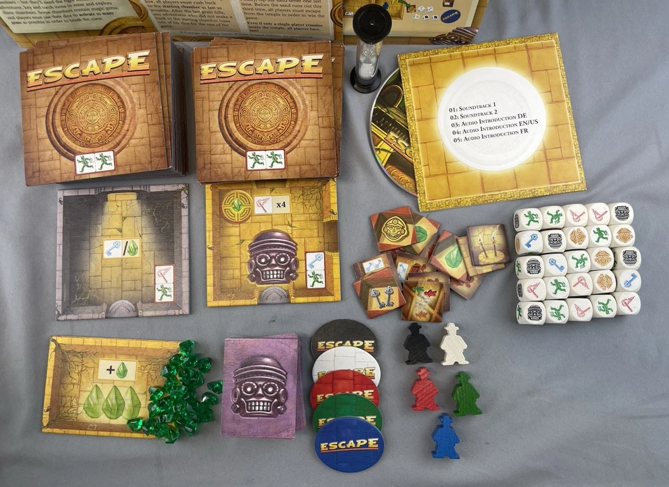 Escape The Curse Of The Temple & Modules 1 & 2 Queen Games 2012 Complete - Image 2 of 4