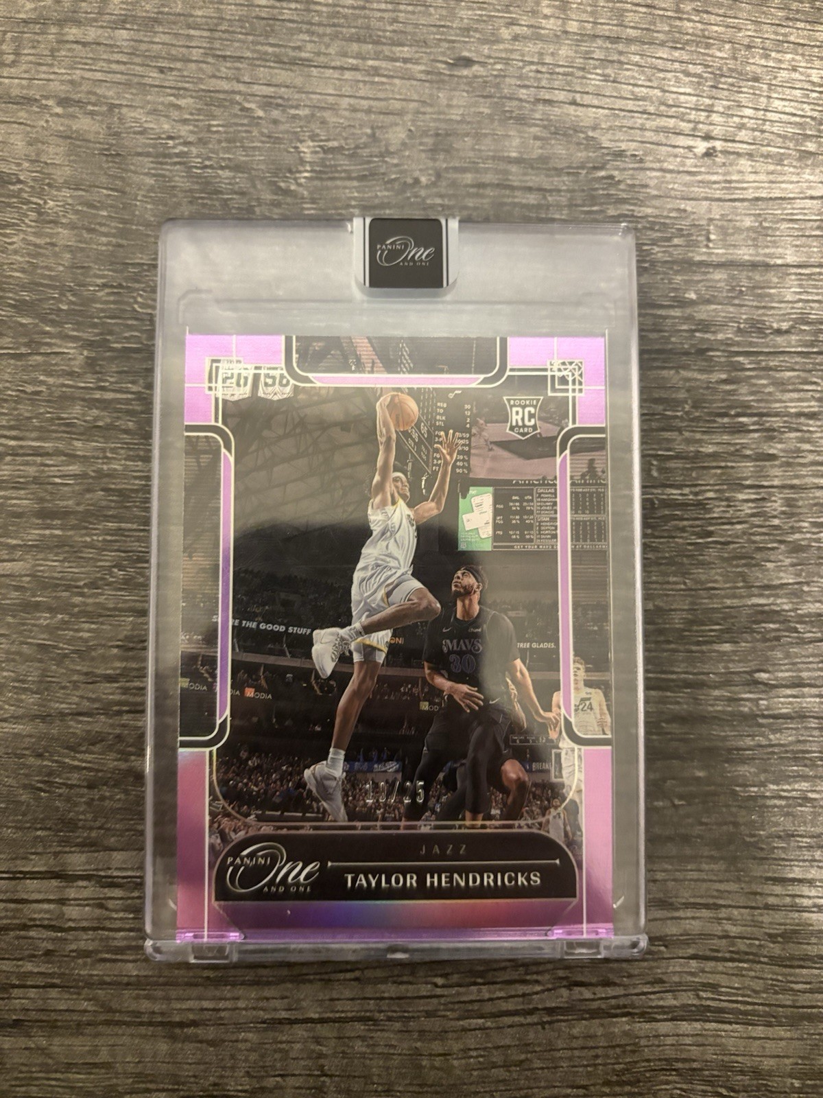 2023-24 Panini One and One Purple #128 Taylor Hendricks /25