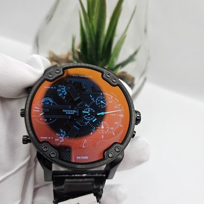 NEU DIESEL DZ7395 MR. BIG DADDY 2.0 MEHRERE ZEITZONEN SCHWARZ HERREN UHR