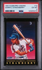 1991 Fleer - Pro-Vision Darryl Strawberry #12